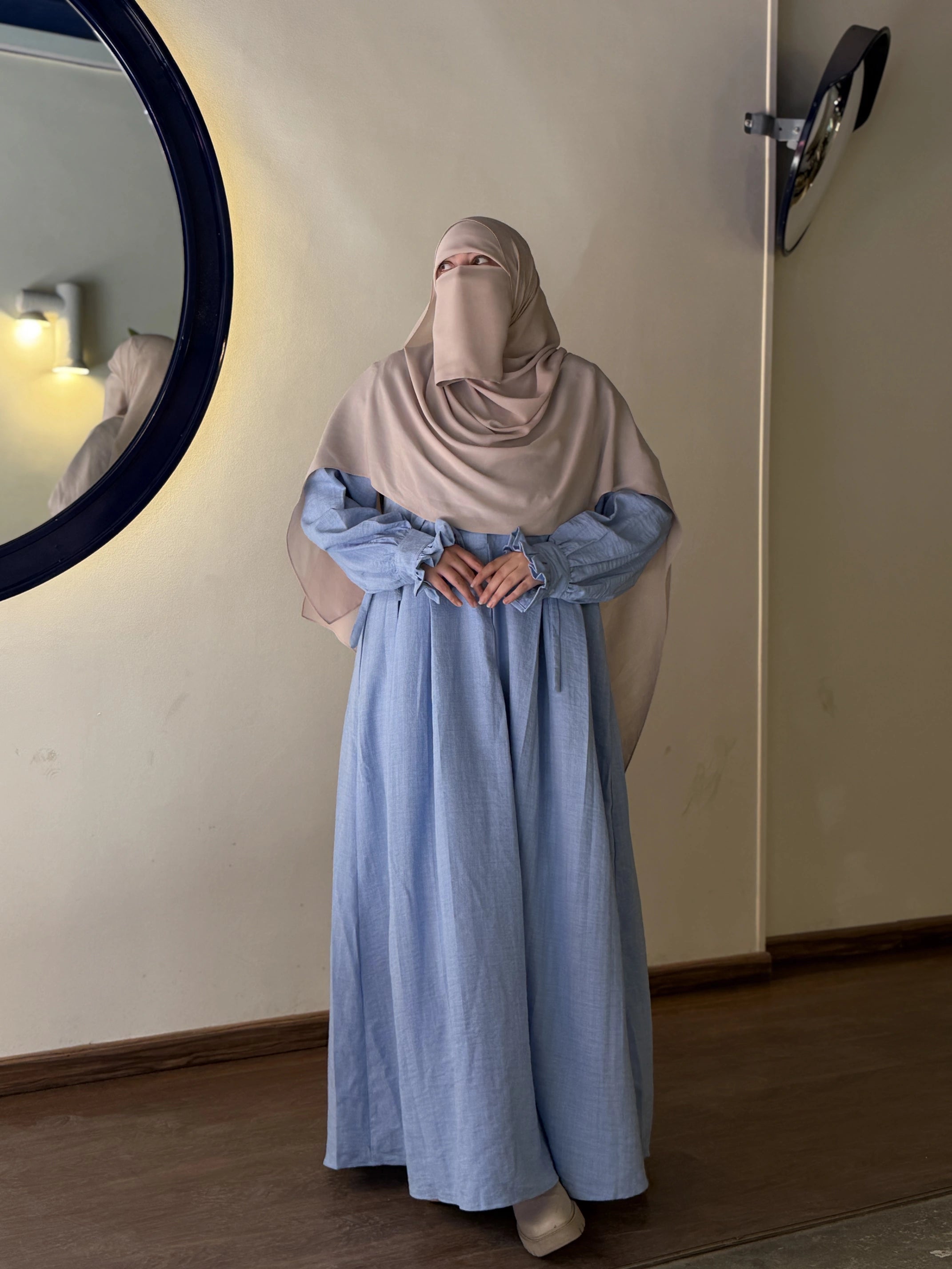 Dress Hoor baby blue