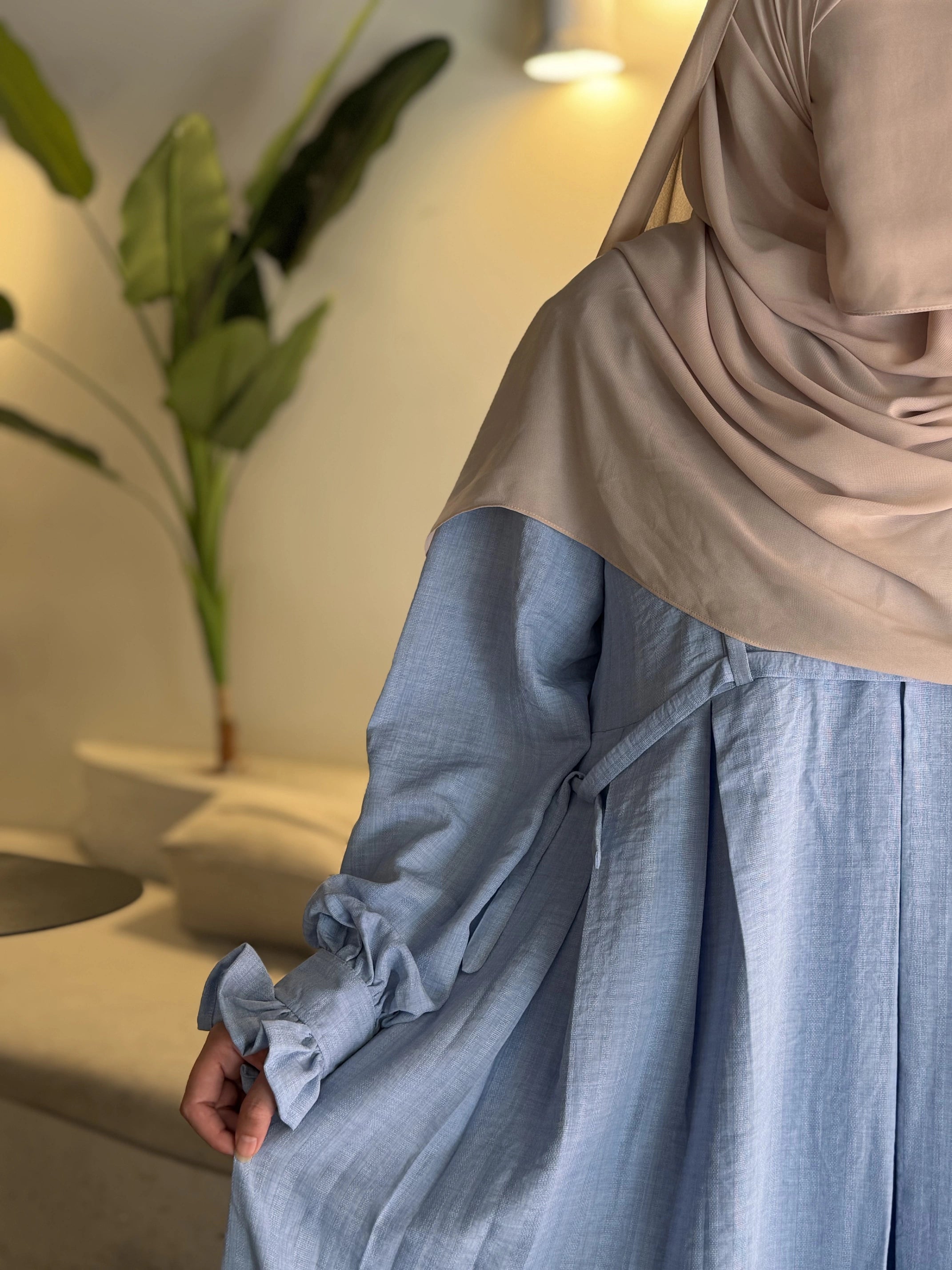 Dress Hoor baby blue