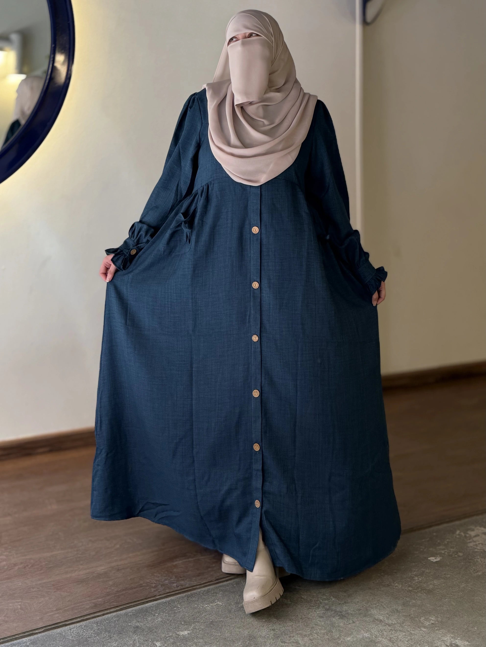 Dress Setr petrole blue