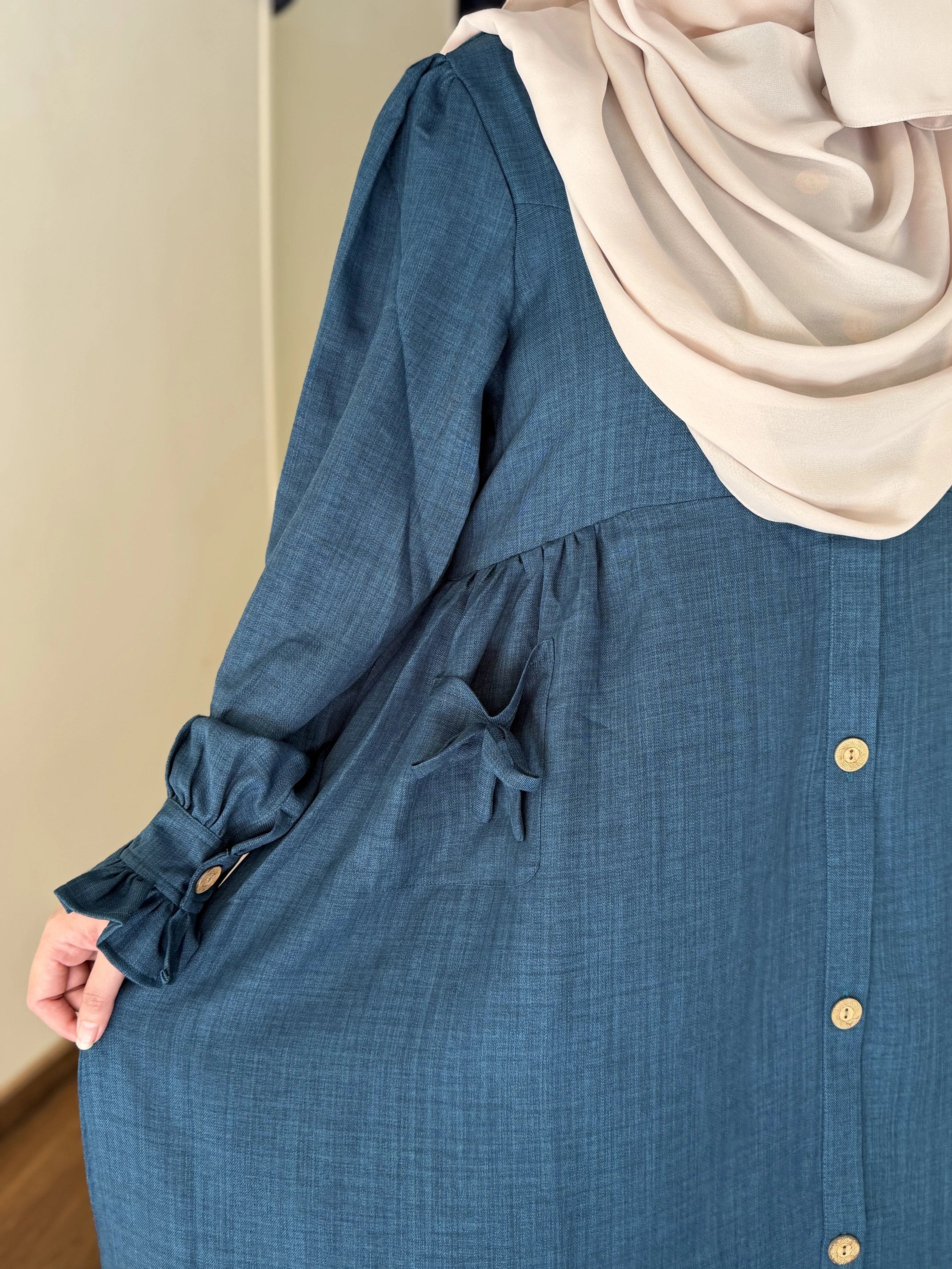 Dress Setr petrole blue