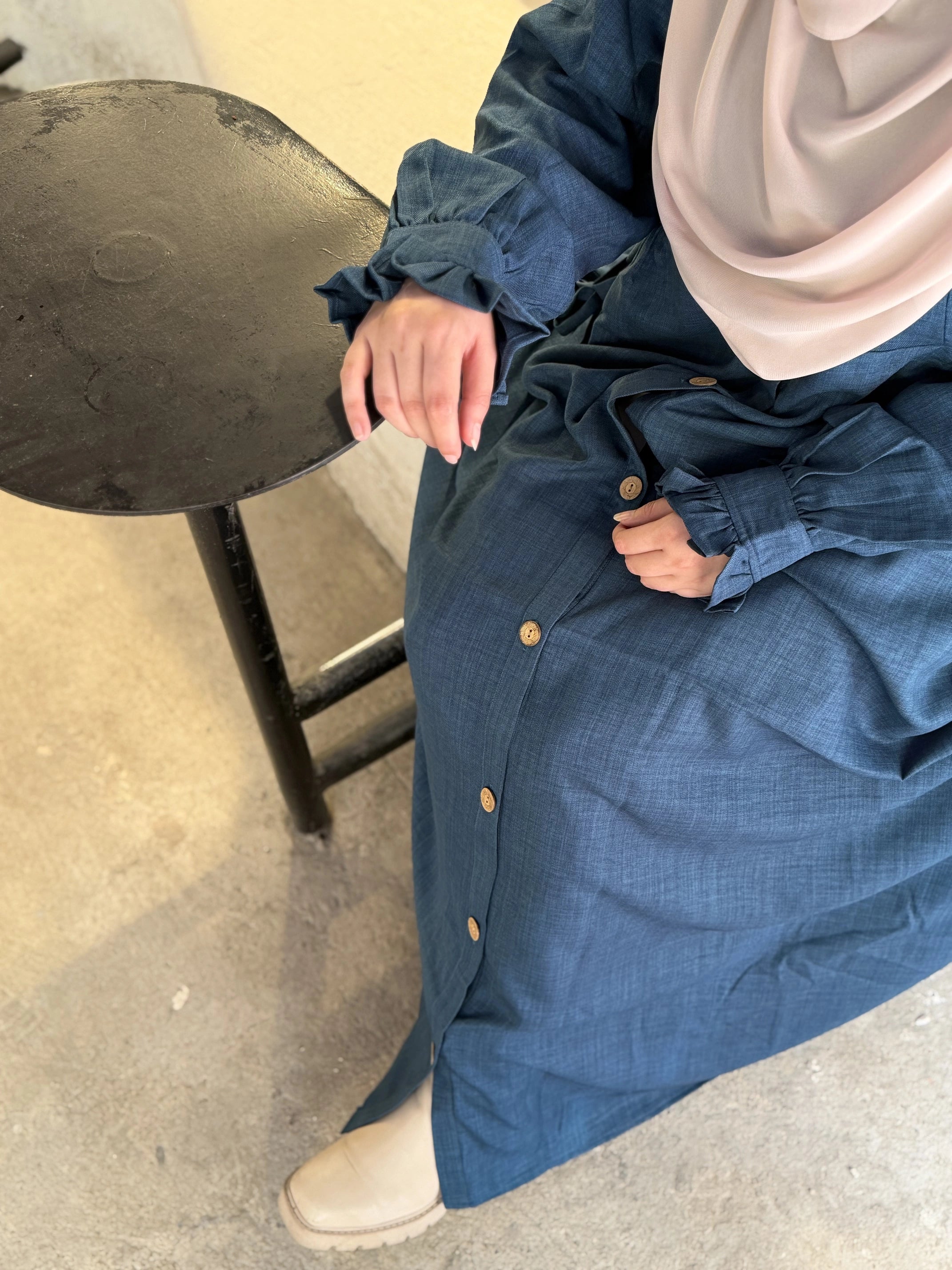 Dress Setr petrole blue